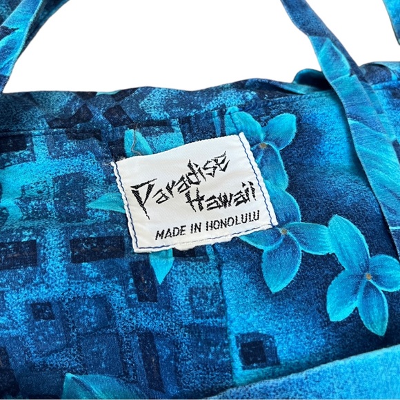 VTG Blue Floral 60's Paradise Hawaii Sun Suit Romper See Measurements in listing - Picture 13 of 15